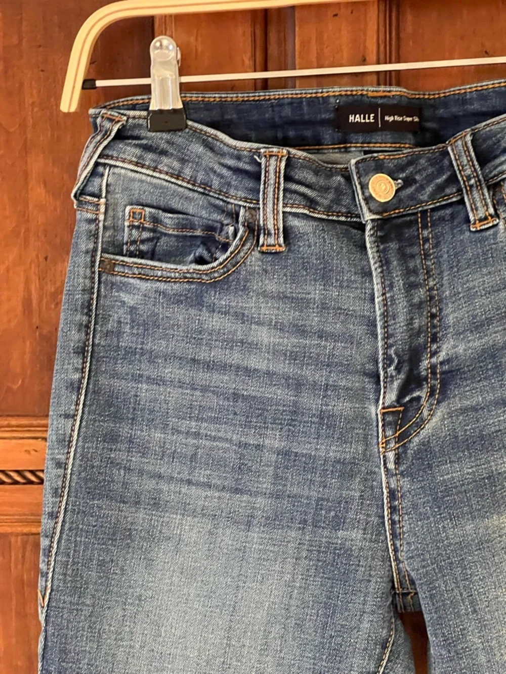 True Religion Halle High Rise Super Skinny | Blue Denim | Size 27 | Like New - Picture 9 of 12